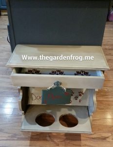 From ugly magazine rack to fabulous doggy bar