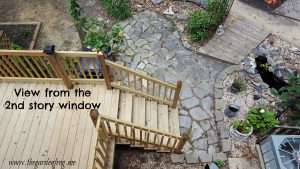 Design your flower garden through the window, landscaping,
