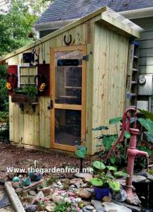 My $300 picket fence garden shed